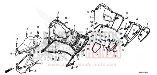 INNER COVER WW125EX2F de 2015